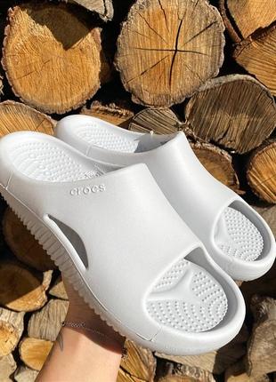 Crocs новинка унисекс сланцы mellow slide все размеры в наличии3 фото