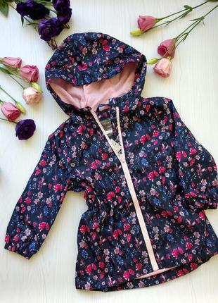 Курточка ветровка с капюшоном для девочек primark baby