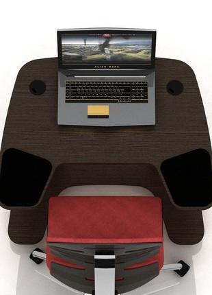 Геймерский компьютерный стол xgamer mini на колесах7 фото