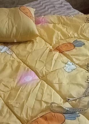 Комплект дитячий ковдра і подушка (105х140 см 40х40 см) чарівний сон2 фото