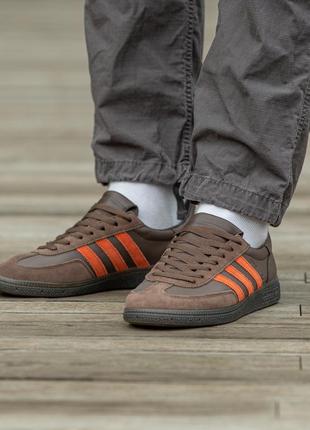 Женские кроссовки adidas spezial brown orange 37-39-40-418 фото