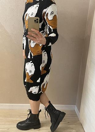 Женское трикотажное платье