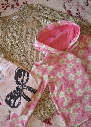 Светр, фліска і реглан 104-110 см зріст комплектом