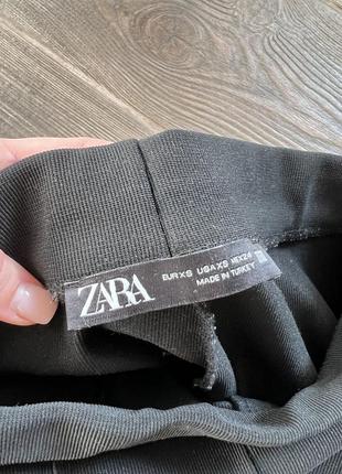 Лосины в рубчик с разрезами внизу zara4 фото