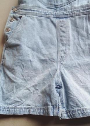 Комбинезон-шорты джинсовы8 фото