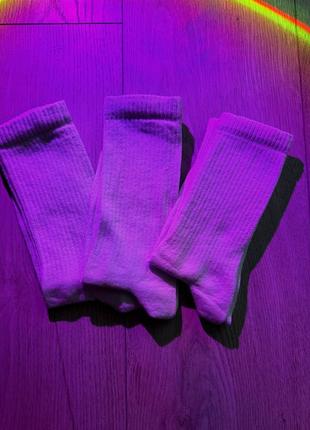 Класичні шкарпетки без логотипу | високі однотонні носки5 фото