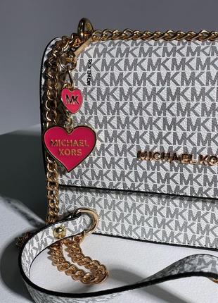 Сумка michael kors mini bag white7 фото