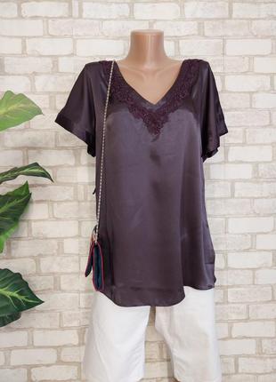 Фірмова marks&spenser ошатна блуза в зонально-бордовому кольорі з переливами, розмір 2хл