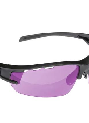 Очки onride leader 40 матово-черные с линзами hd purple (19%)1 фото