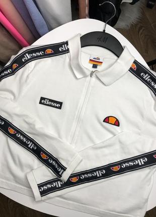 Лонгслив ellesse, лонг ellesse, укороченный лонгслив ellesse, кроп топ ellesse, укороченный свитшот ellesse1 фото