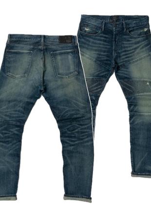 Polo ralph lauren sullivan slim fit stretch moto jeans  чоловічі джинси