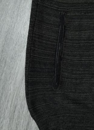 Мужское зип худи / broken / кофта с капюшоном на молнии / хаки / свитер / мужская одежда / чоловічий одяг /4 фото