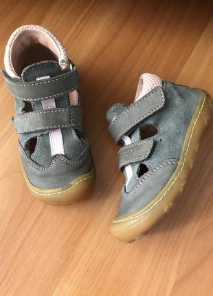 Босоніжки pepino by ricosta 22 р шкіра замша