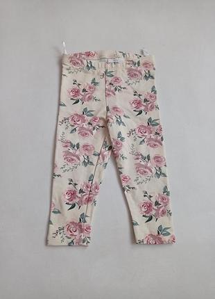 C&a. деми лосины на баечке с розами 86 размер.