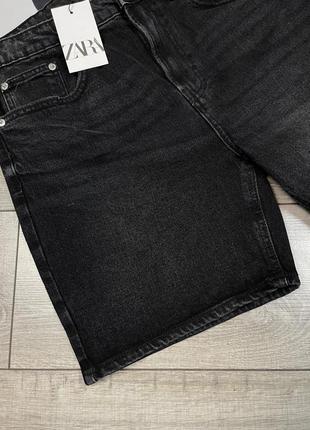 Нові стильні джинсові шорти бермуди zara з нових моделей7 фото