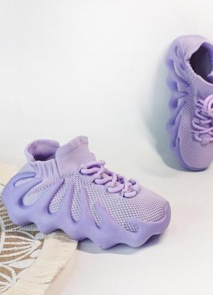 Дитячі літні кросівки хінкалі для дівчинки фіолетові