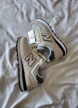 👟 кроссовки new balance 574&nbsp;beige        / наложка bs👟