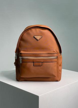 Сумка  prada re-nylon small backpack brown2 фото