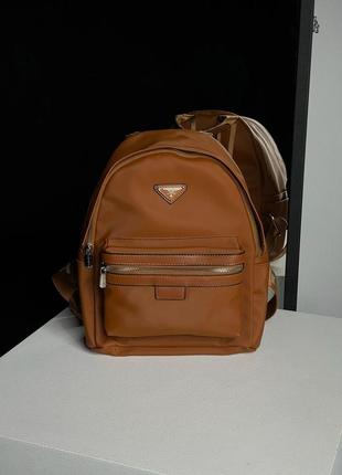 Сумка  prada re-nylon small backpack brown