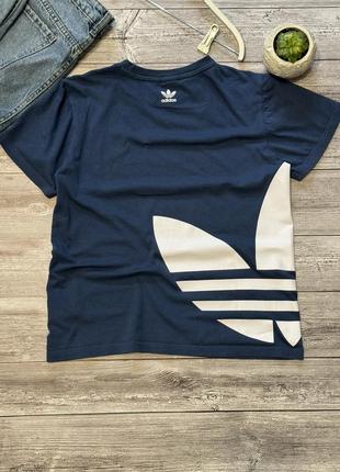 Футболка adidas темно - синяя3 фото