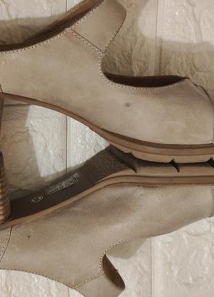 Новые кожаные туфли швейцария vabeene.размер 39.6 фото