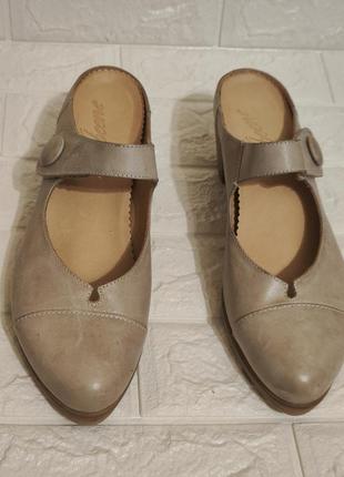 Новые кожаные туфли швейцария vabeene.размер 39.3 фото