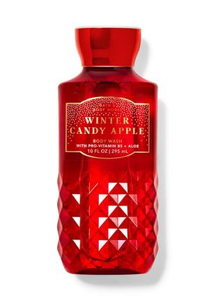 Гель для душа bath and body works winter candy apple