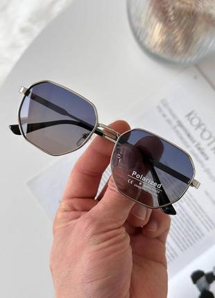 Сонцезахисні окуляри раунди на різні типи обличчя оправа метал лінзи polarized3 фото