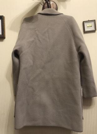 Пальто кардиган тренч натуральная шерсть wetherall angities3 фото
