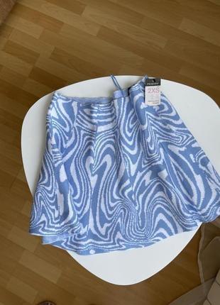 Стильна юбка з принтом2 фото