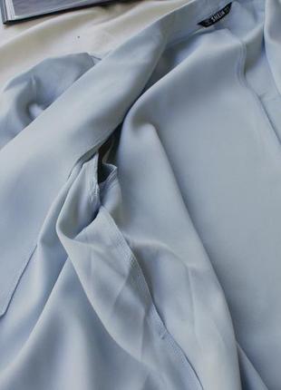Актуальный блейзер пиджак легкий в голубом оттенке5 фото