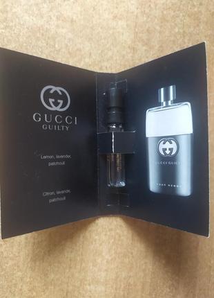 Туалетная вода мужская gucci guilty 1.5ml2 фото