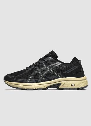 Кросівки asics  gel venture 6 'black tan'