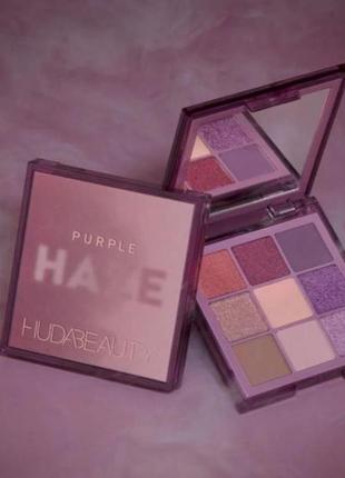 Huda beauty haze purple новая оригинальная палетка теней3 фото