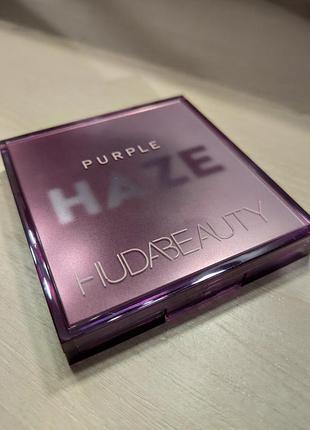 Huda beauty haze purple новая оригинальная палетка теней6 фото