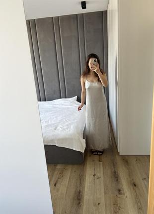 Сукня у білизняному стилі комбінація1 фото