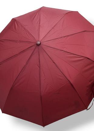 Зонтик женский на 10 спиц ,полуавтомат,однотонный- снаружи,города- внутри купола,toprain4 фото