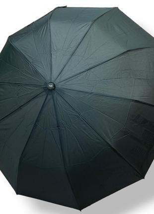 Зонтик женский на 10 спиц ,полуавтомат,однотонный- снаружи,города- внутри купола,toprain9 фото