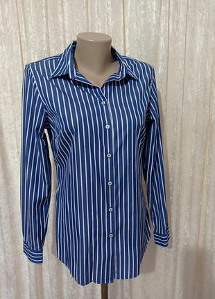 Коттоновая сорока в полоску Lot tommy hilfiger, рубашка женская Lot tommy hilfiger.