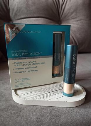 Солнцезащитная рассыпчатая пудра spf 50 colorescience sunforgettable total protection brush-on shield