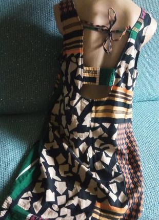 Сукня з кишенями,льон ґ, віскоза4 фото