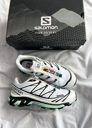 Кроссовки salomon xt-6'white icy morn'