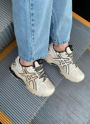 Asics gel-kahana 8 beige/gold/black7 фото