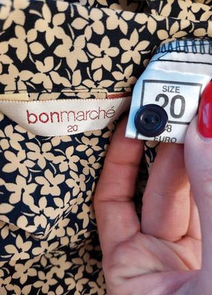 Фирменная bonmarche новая легкая яркая летняя блуза в мелкий цветочный принт, размер 4-5 хл9 фото