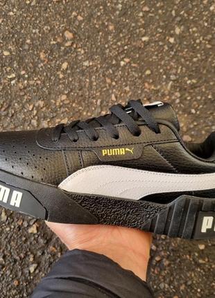 Кросівки жіночі шкіра пума калі (puma cali wn's) чорний