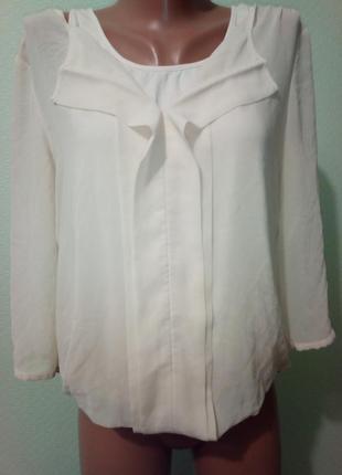 Шифонова блузка вільного крою