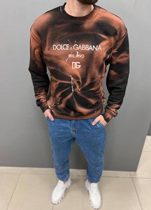 Свитшот в стиле dolce&amp;gabbana