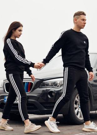 Cпортивный костюм adidas унисекс качественный мужской и женский костюм весенний4 фото