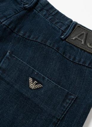 Armani jeans navy denim jeans чоловічі джинси8 фото