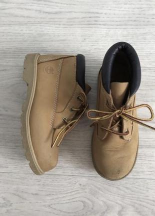 Кожаные ботинки timeberland (оригинал) демисезонные ботинки, демиседная обувь.